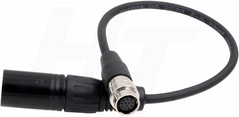 B4 ENG Objektiv-Servo 12 V Stromkabel XLR 4 Pin auf Hirose 12 Pin für Fujinon Nikon Angenieux Schnei