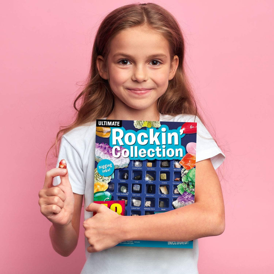 Edelsteine Set für Kinder - Sammeln 48 Stück Kristalle - Perfekt Kindergeburtstag Mitgebsel Gastgesc