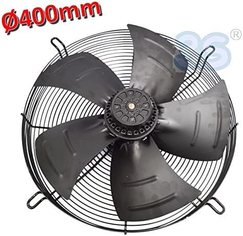 Omnia components - ventilatore assiale aspirante 400 mm 190 w 220 v - con motore e griglia