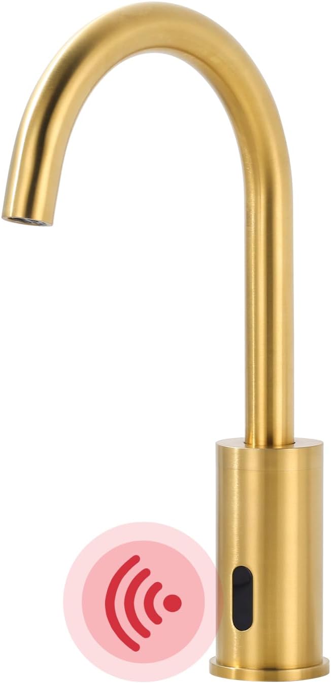 iVIGA Wasserhahn Sensor, Badarmatur Infrarot Sensor für Badezimmer Wasserhahn Bad Automatisch mit St