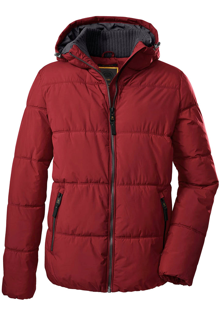 G.I.G.A. DX Herren Gw 43 Mn Qltd Jckt Casual Funktionsjacke in Daunenoptik mit Kapuze L tiefrot, L t