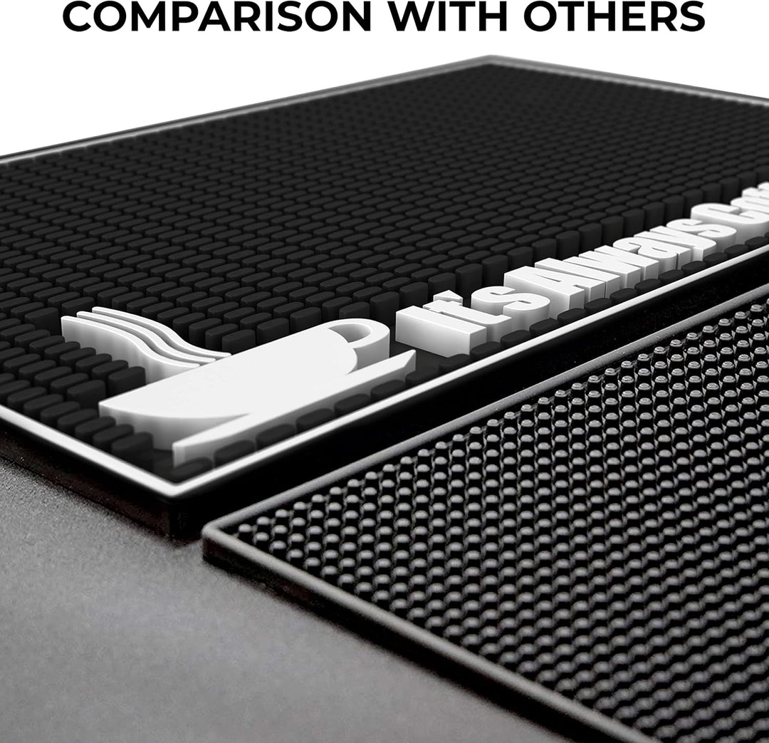 Highball & Chaser Premium Bar-Matte, 45,7 x 30,5 cm, 1 cm dick, langlebig und stilvoll, Service-Bar-