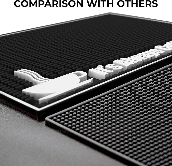 Highball & Chaser Premium Bar-Matte, 45,7 x 30,5 cm, 1 cm dick, langlebig und stilvoll, Service-Bar-