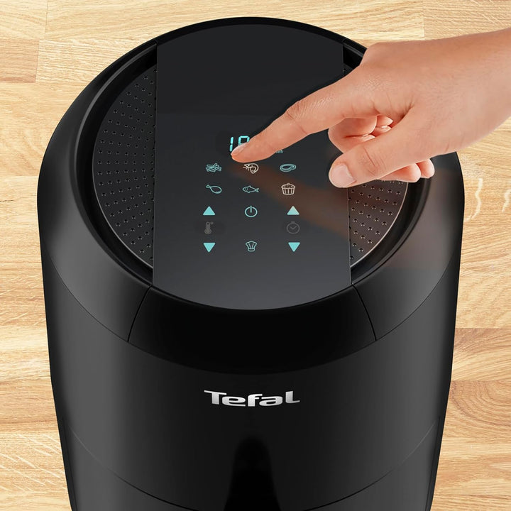 Tefal EY3018 Easy Fry Compact Heissluftfritteuse | Kapazität: 1,6 L | 6 Kochprogramme | Digitales Di