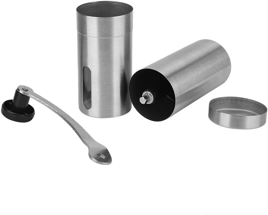 Handheld Edelstahl KaffeemüHle，Kaffeemühle Manuell，Rostfrei Und Langlebig, Leicht Zu Reinigen, leich
