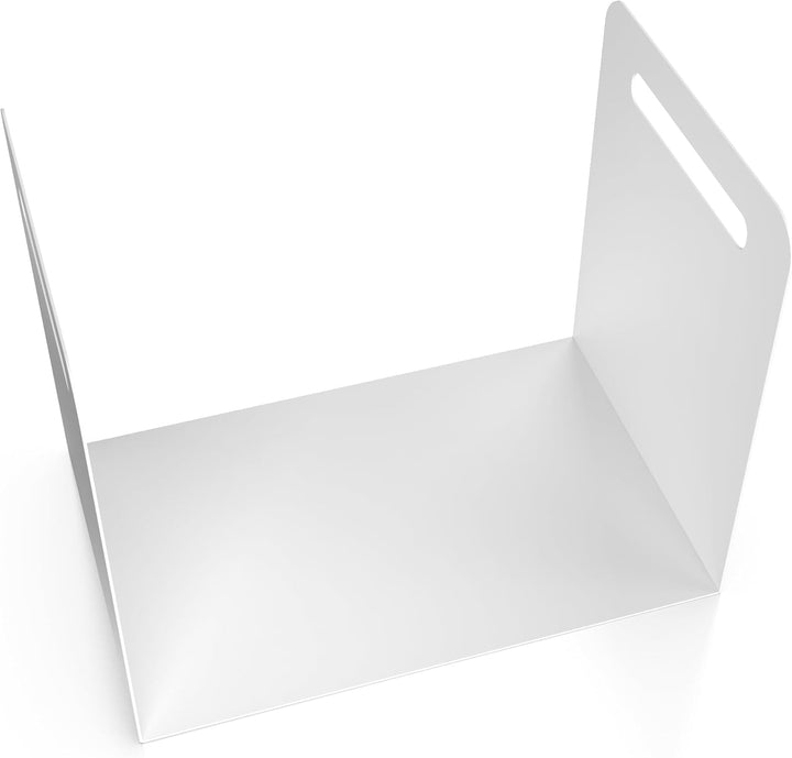 teileplus24 BHS2 Kaminholzregal Innen Aussen | Brennholzregal Metall | Kaminholzkorb mit Tragegriff