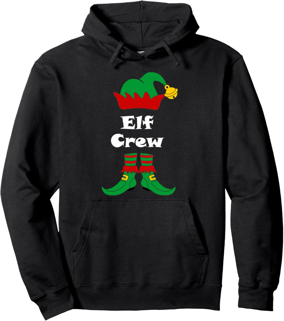 Elf Crew - Weihnachten Familien Outfit Frauen Männer Kinder Pullover Hoodie