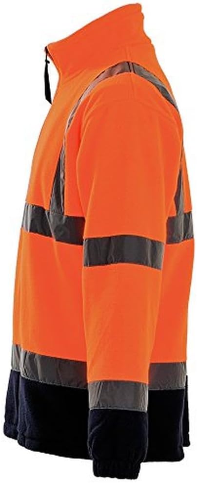 Portwest Hochsichtbare zweifarbige Fleece-Jacke, Farbe: orange, Grösse: XXXL, F301ONRXXXL 3XL orange