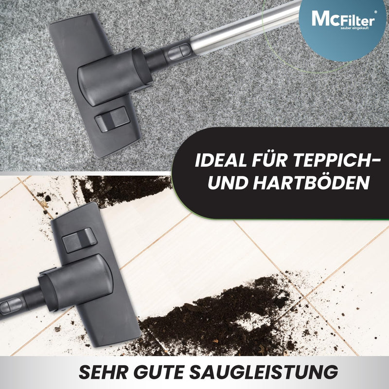 McFilter | Staubsaugerdüse Kombidüse geeignet für Miele Staubsauger C1, C2, C3, S8000, S2, S3, S4, S