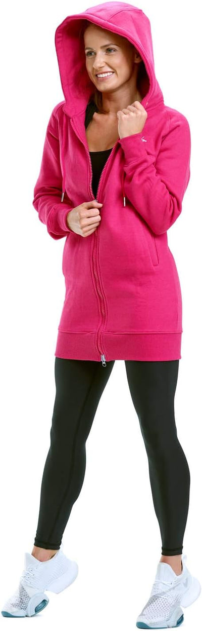 WINSHAPE Damen Kapuzenpullover XS Deep-pink, XS Deep-pink