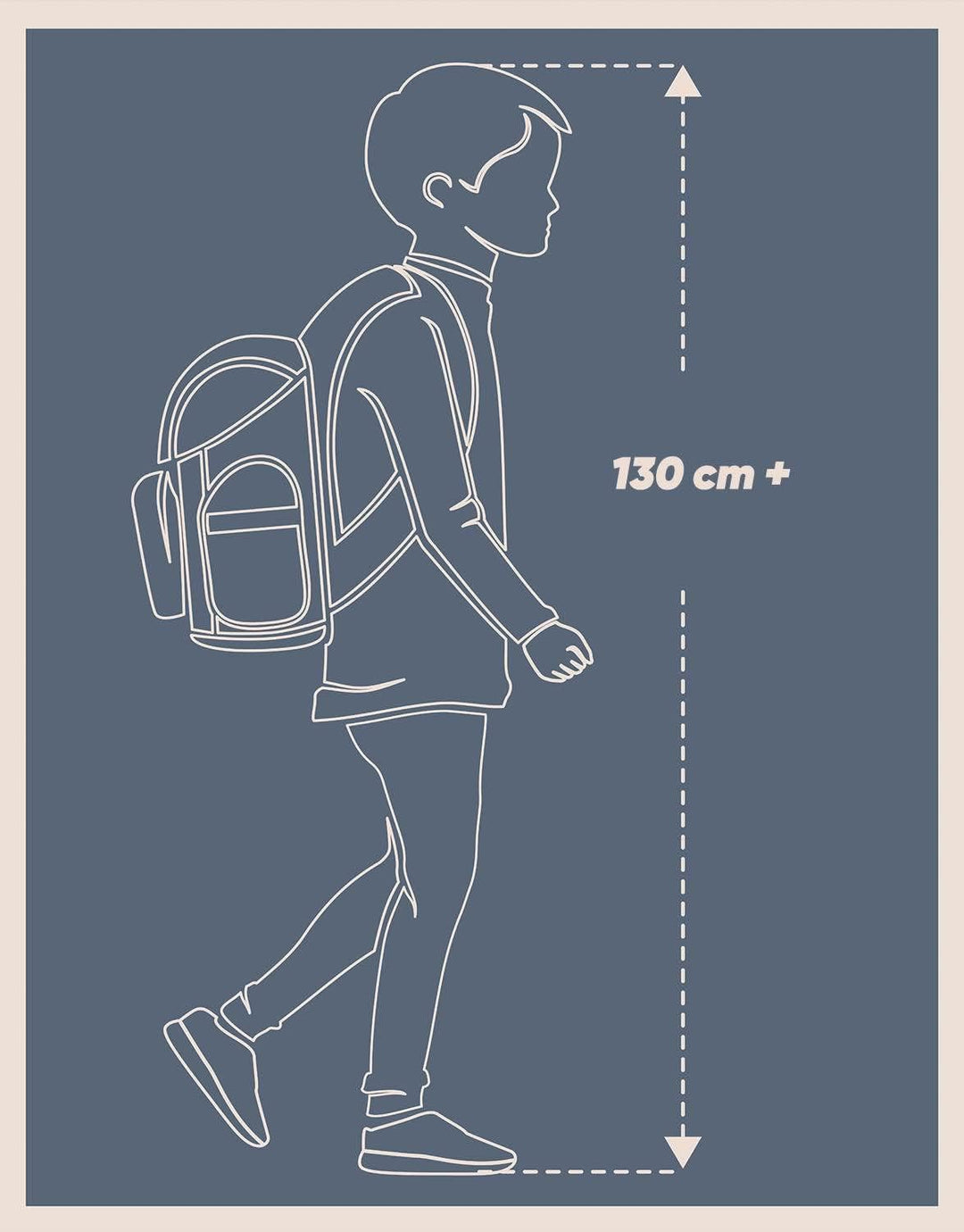 Baagl Kinderrucksack, Schulrucksack für Kinder mit ergonomisch geformter Rücken, Brustgurt und refle