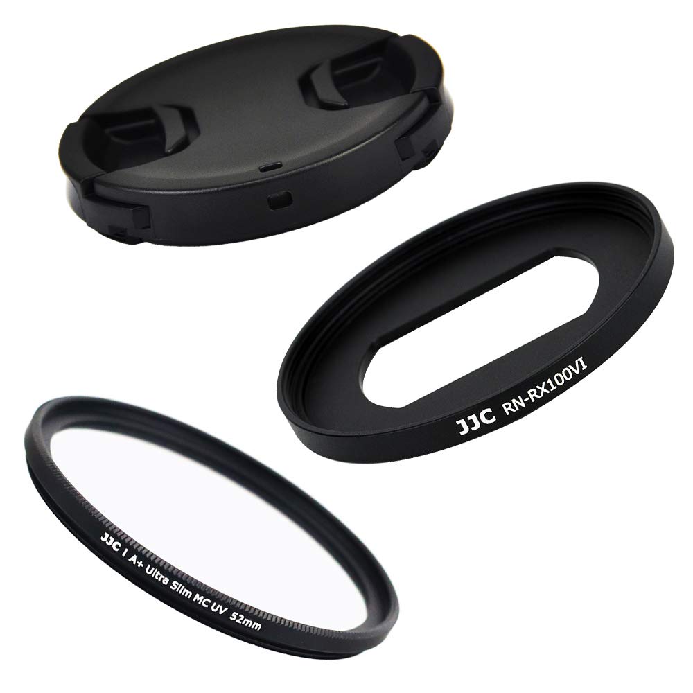 KIWIFOTOS Filter Adapter Ring & Objektivdeckel Zubehör Passend für Sony RX100 VI RX100 VII RX100M6 R