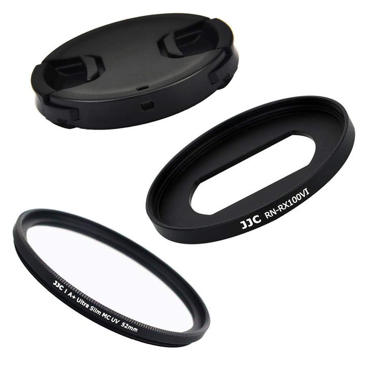 KIWIFOTOS Filter Adapter Ring & Objektivdeckel Zubehör Passend für Sony RX100 VI RX100 VII RX100M6 R