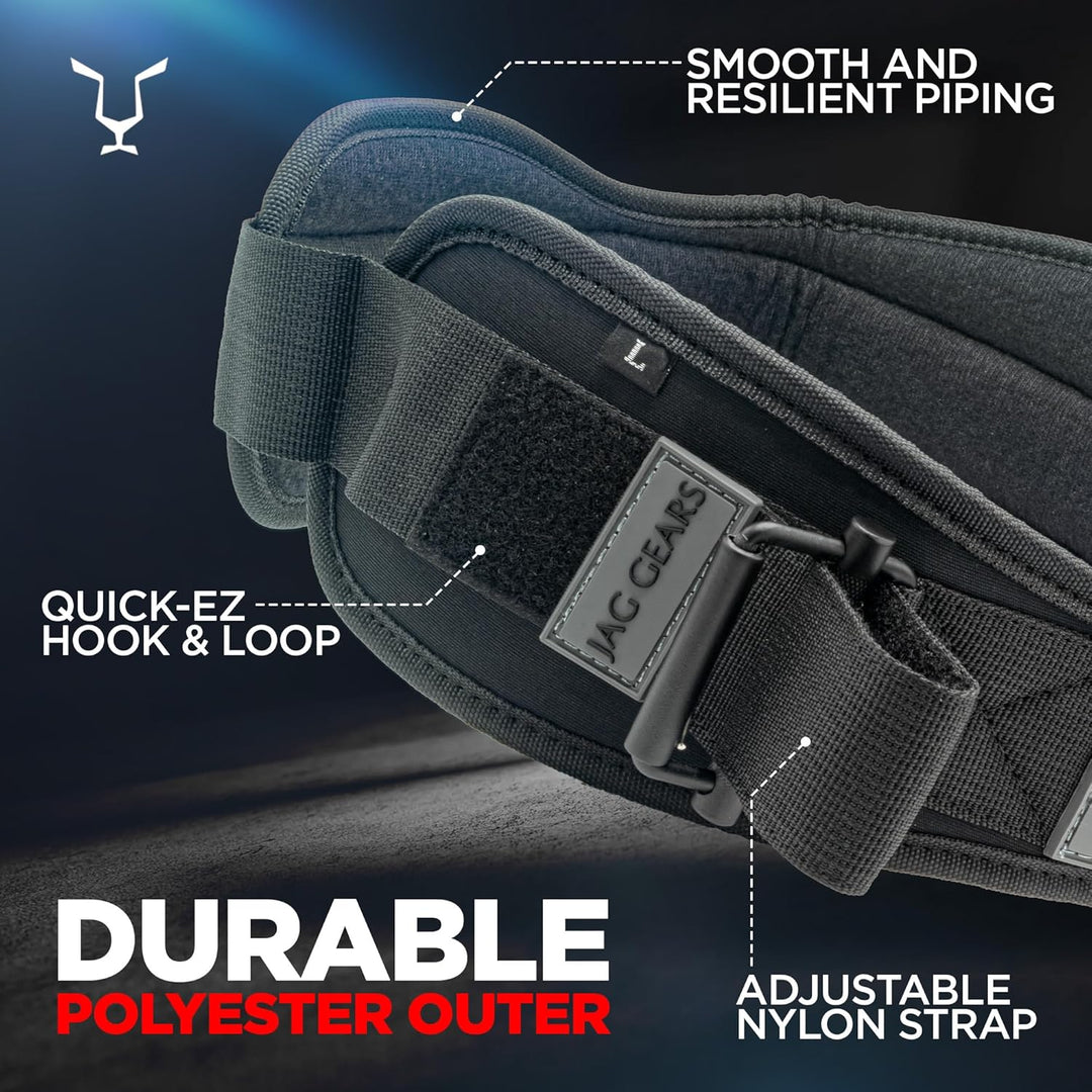 JAG Gewichthebergürtel Herren und Damen - Auto Lock Lifting Belt mit Zughilfen Bodybuilding für Kraf