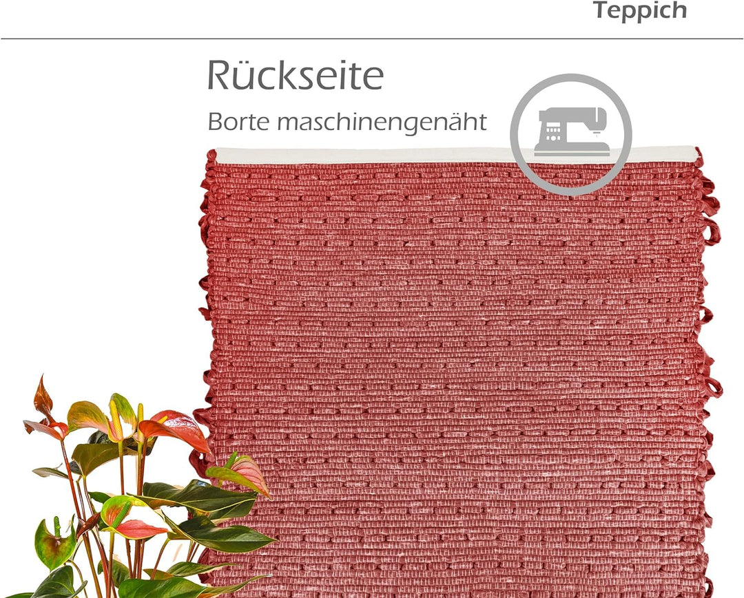 Lashuma Zottelteppich Masala Pink, weiche hochfor Badematte 50x70 cm 50x70 cm Marsala, 50x70 cm Mars