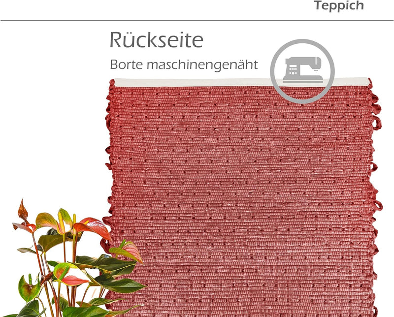 Lashuma Zottelteppich Masala Pink, weiche hochfor Badematte 50x70 cm 50x70 cm Marsala, 50x70 cm Mars