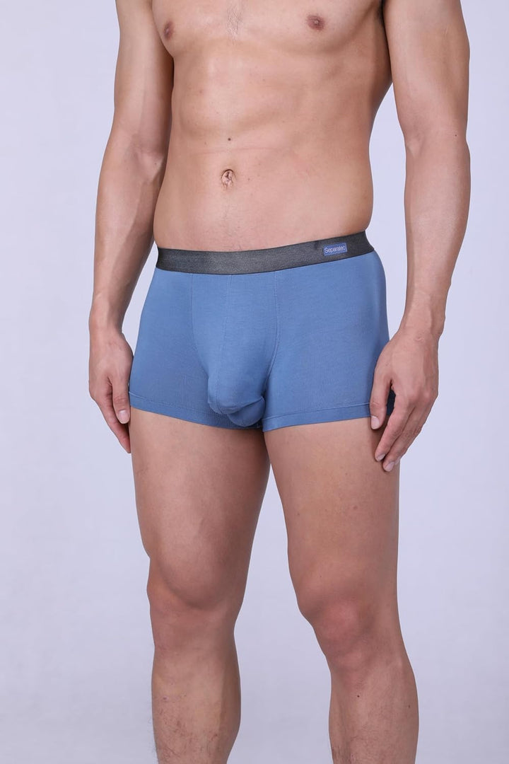 Separatec Herren Boxershorts, Herren Unterhosen aus Bambus-Viskose, atmungsaktiv und weich, Doppelbe