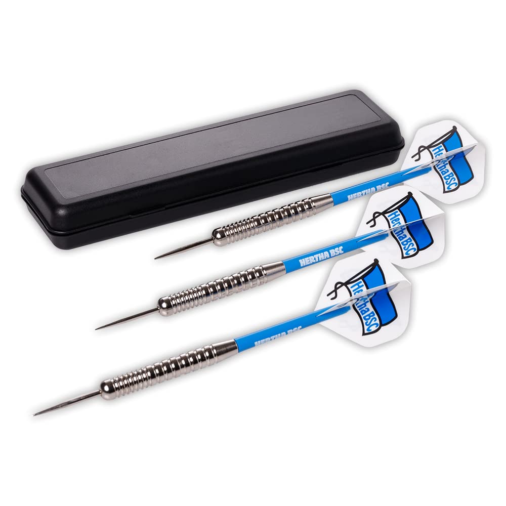 Hertha BSC Dartpfeil-Set Steel