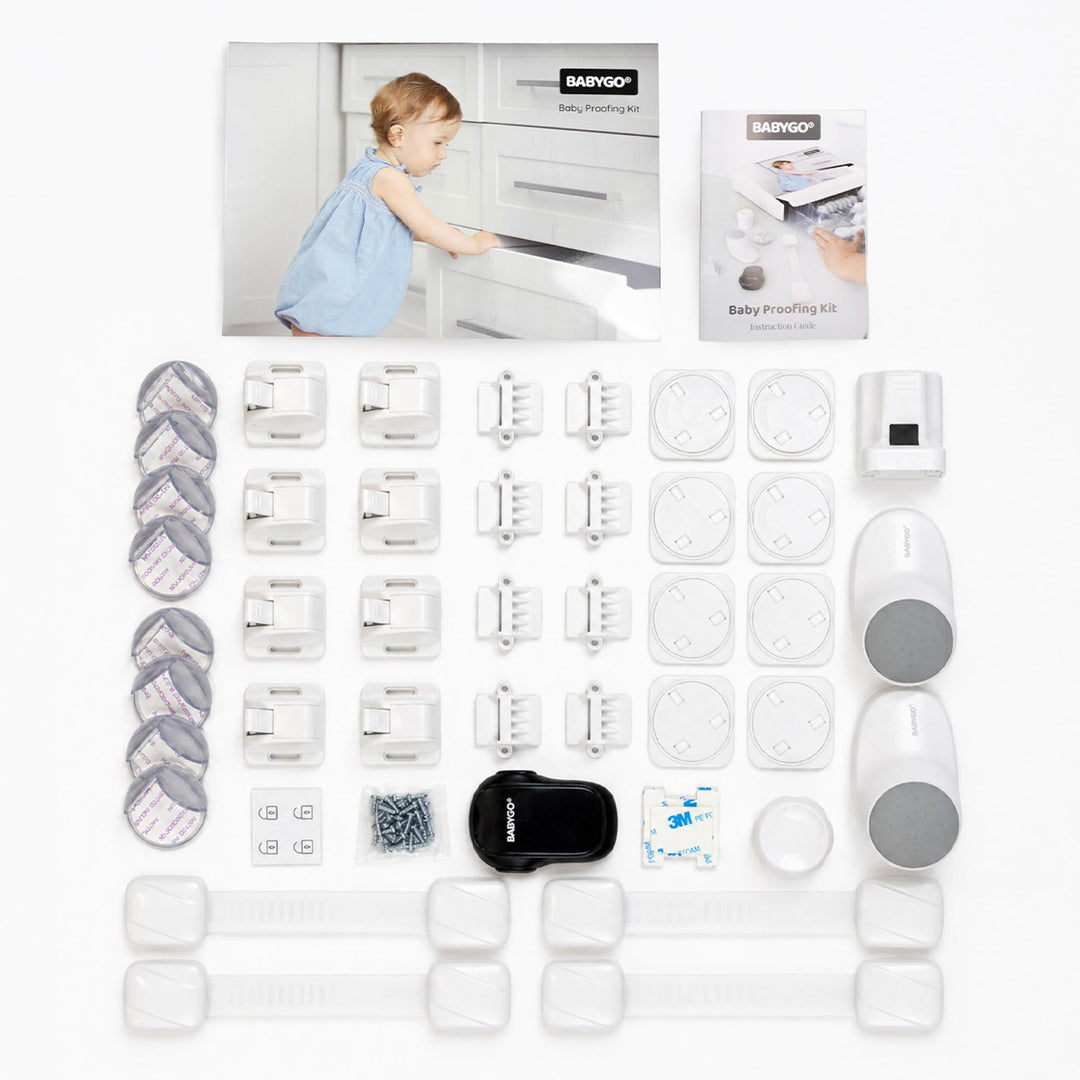 BABYGO® Premium Qualität Babysicheres Set für Zuhause und Küche | Babysicherheit Magnetisches Schran