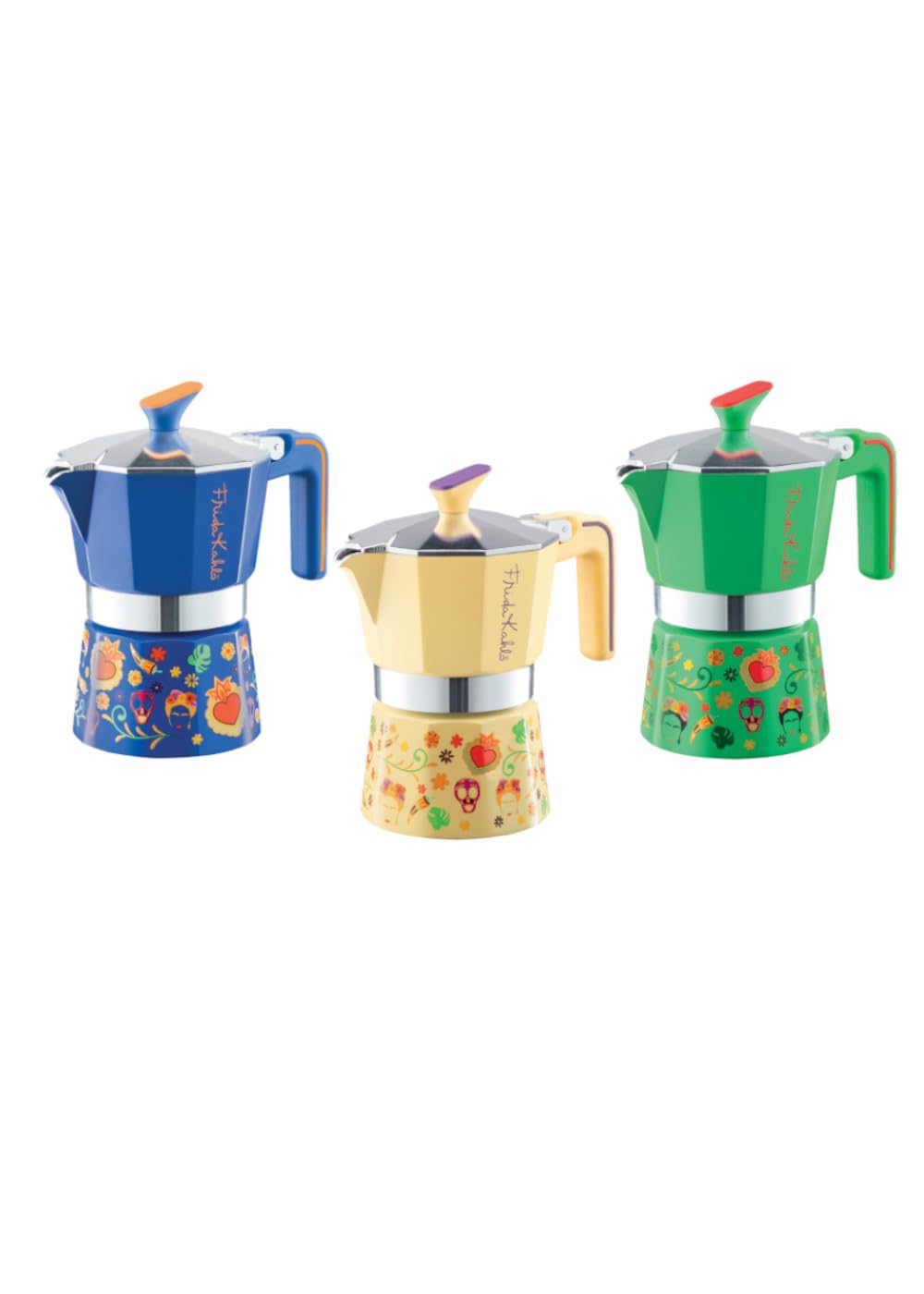 Pedrini Moka Frida Kahlo Espressokocher, 3 Tassen