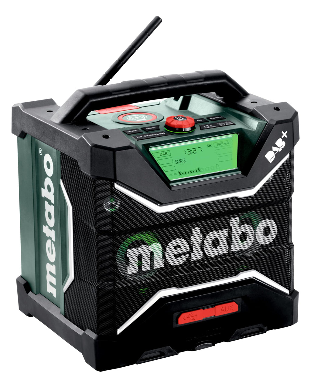 Metabo Akku-Baustellenradio RC 12-18 32W BT DAB+, 18 V, mit Bluetooth und AUX, Schutzklasse IP 54, R