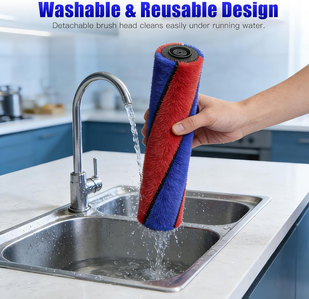 Soft-Roller-Bürstenkopf Ersatz für Dyson V7 V8 V10 V11 V15 Akku-Staubsauger, Schnellwechsel-Hartbode