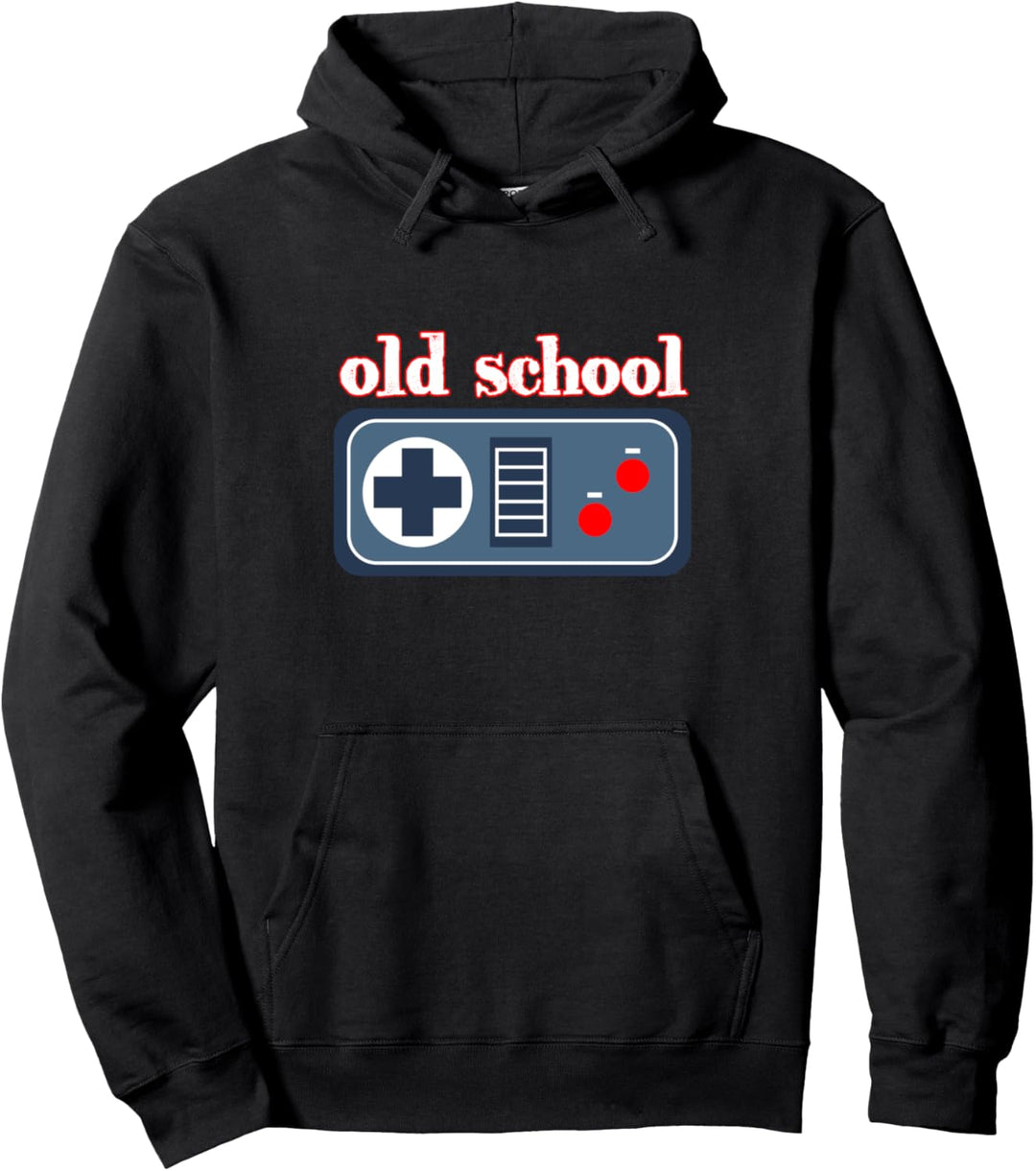 Retro Video Gaming - Old School - Controller Gamer Pullover Hoodie