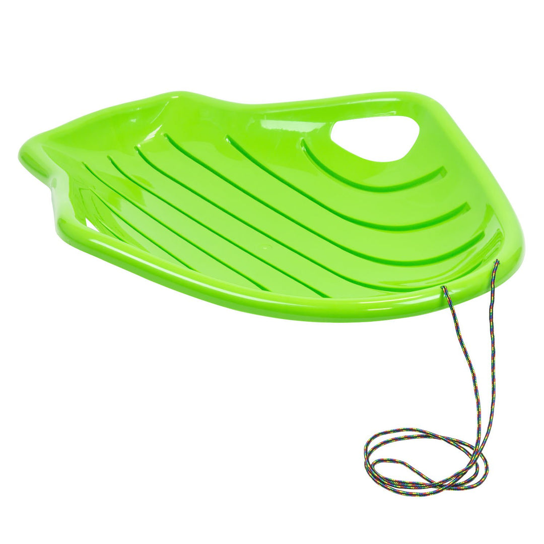 Prosperplast Schnell Snow Glider Schlitten Shell Big M Rutscher Schneerutscher für Kinder Pea, Pea