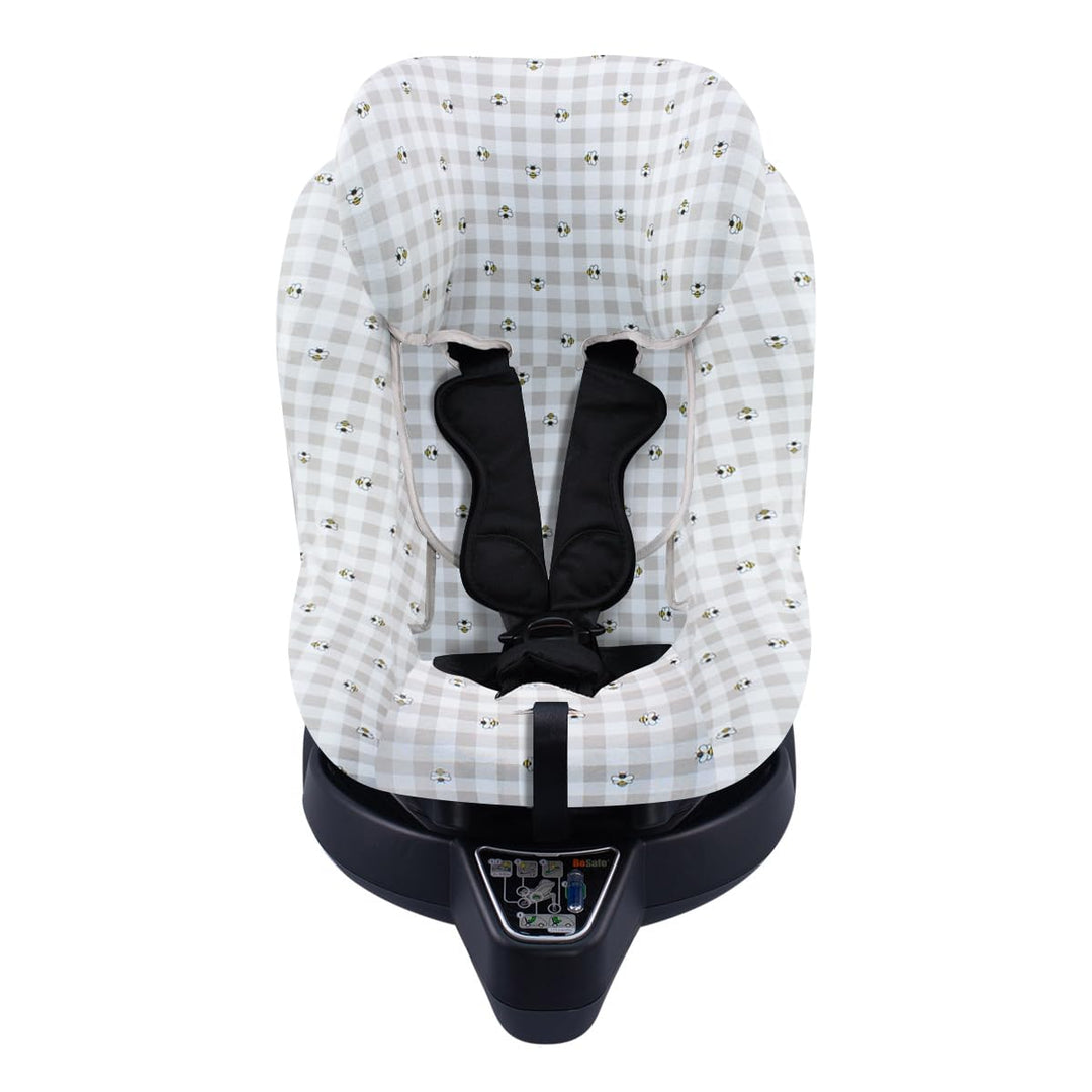 JYOKO KIDS Bezug Kompatibel mit Besafe Izi Turn B I-Size (Picnic Vichy) Picknick Vichy FUNDA, Pickni