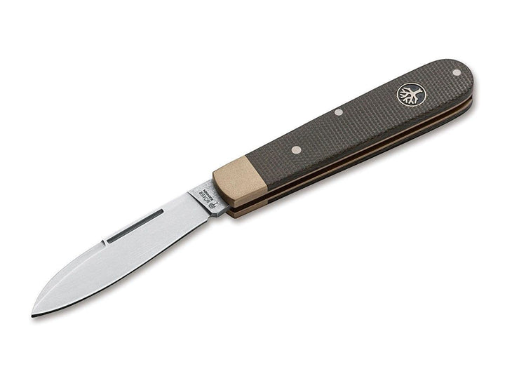 Böker Manufaktur Solingen Unisex – Erwachsene Barlow Prime Expedition Taschenmesser, Silber, 15,5 cm