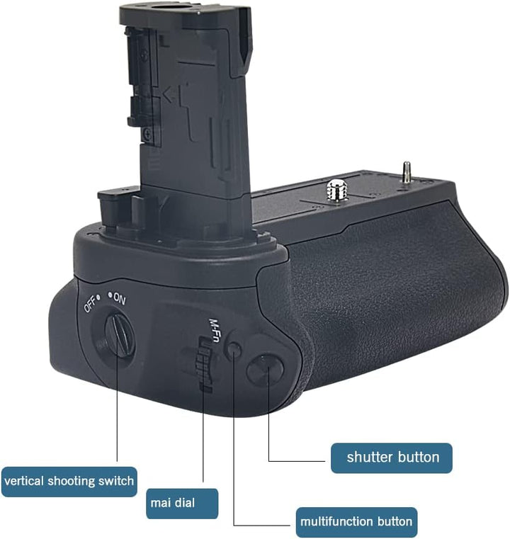 Mcoplus Bg-R10 batteriegriff Batterie-Handgriff für Canon EOS R5/R6/R5C/R6 Mark II Kamera, mit LP-E6