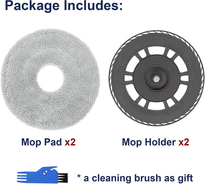 Wischpads mit Wischplatten Ersatzteile für Dreame L10s Pro Ultra Heat / L20 Ultra / X40 Ultra / X30