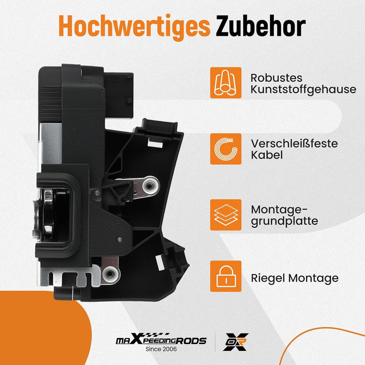 maXpeedingrods Türschloss Vorne Links mit Zentralverriegelung für Opel Corsa C Meriva Auto Türschlos