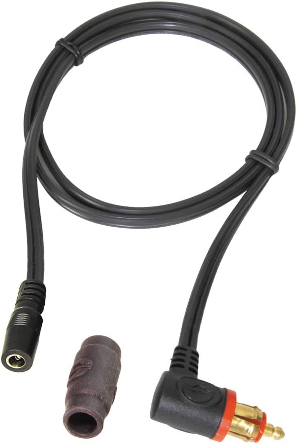 TecMate OptiMATE CABLE O-39, Adapter, DC 2,5 mm auf Motorrad 90° Stecker, für beheizte Kleidung Opti