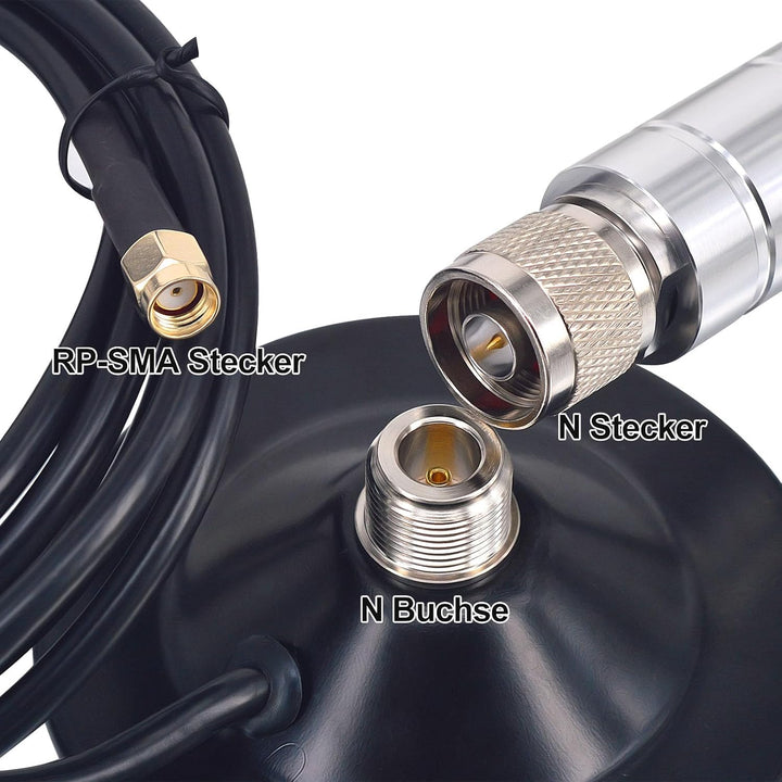 YILIANDUO 868MHz Lora Antenne 3DBI Fiberglas N-Type Stecker Antenne FRP Antenne mit Magnetischer Bas