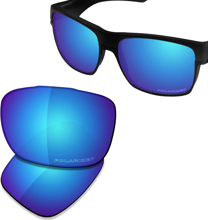 Saucer Premium Ersatzgläser für Oakley TwoFace OO9189 Sonnenbrillen High Definition - Glacier Blue P