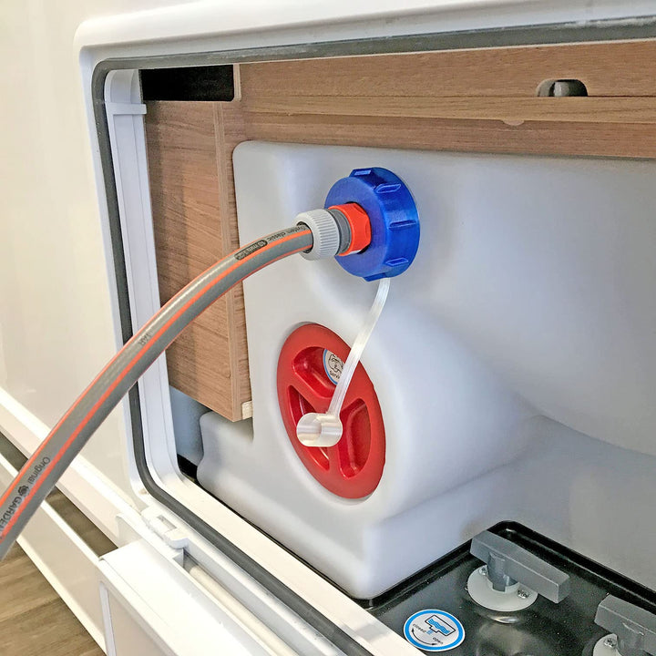 WAFA+ 7F Wassertankdeckel & Fülladpater FEINGWINDE für Knaus,