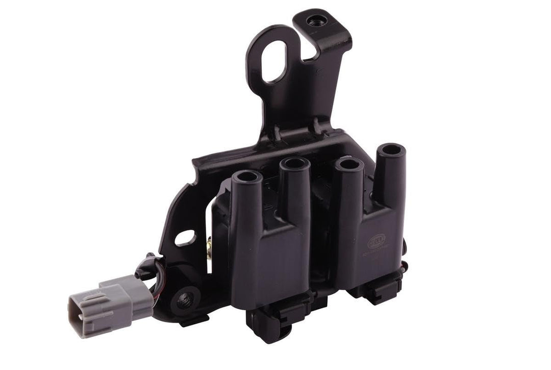 HELLA 5DA 358 057-891 Zündspule - 3-polig - inkl. Spulenstecker/Doppelzündspule - geschraubt