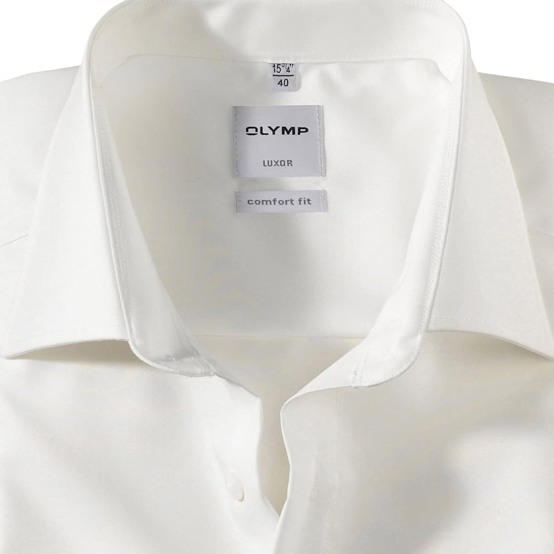 OLYMP Herren Businesshemd Luxor - Pflegeleichte Hemden - Einfarbig, Comfort fit, New Kent Kragen - L