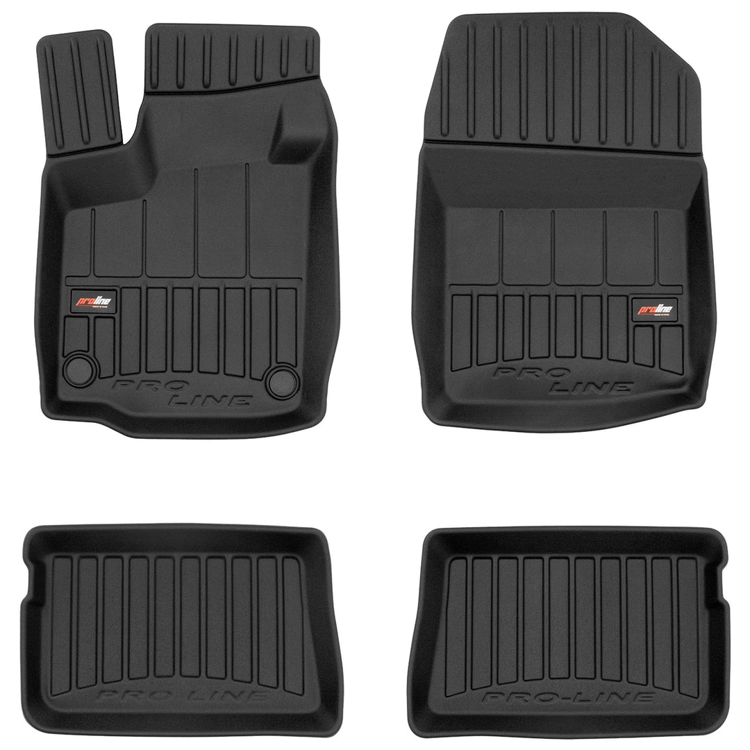 M MOTOS Gummimatten Auto Fussmatte passt für Renault Twingo II 2007-2014 Verbessern Sie Ihren Reisek