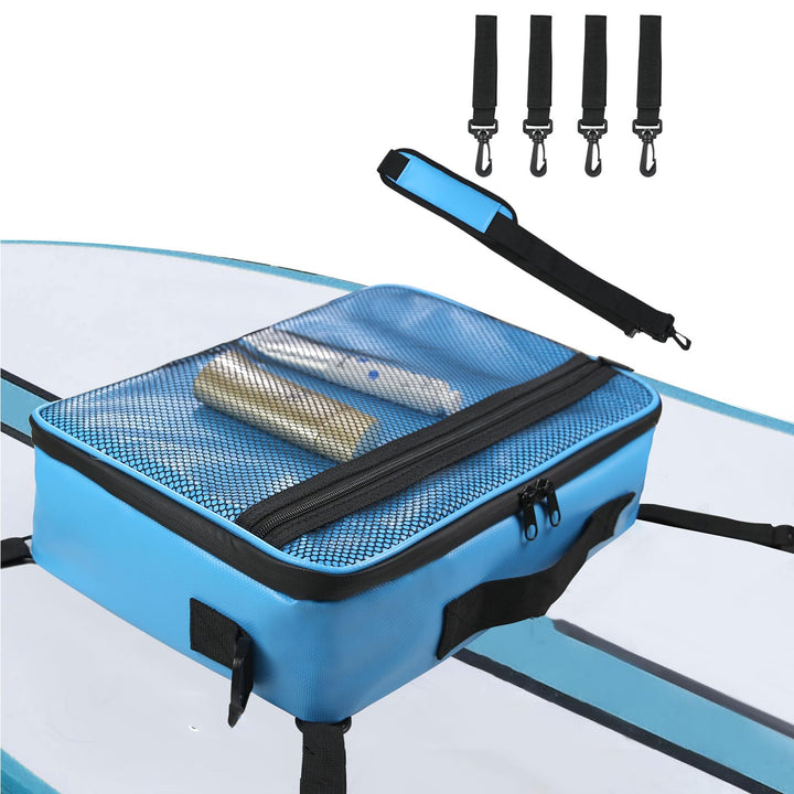 Sup Deck Kühltasche – Decktasche wasserdicht, Seitengriff, Schultergurt, Netztasche oben, Deckzubehö