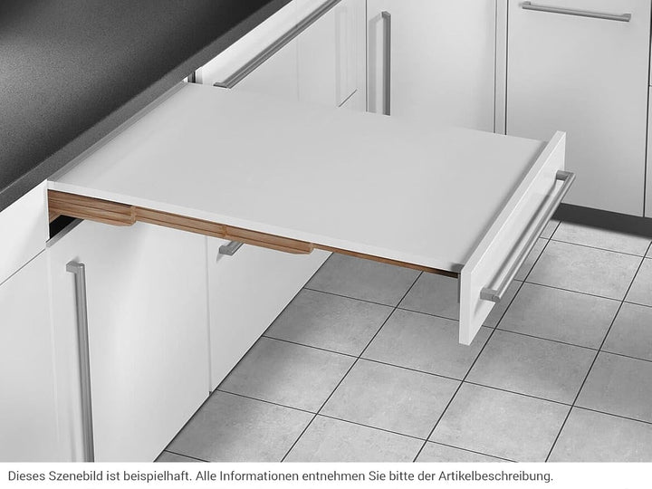 Hailo Auszugtisch 3845601 | Rapid 60 Ausziehtisch stufenlos | für 60cm Schrankbreite und Schubkasten