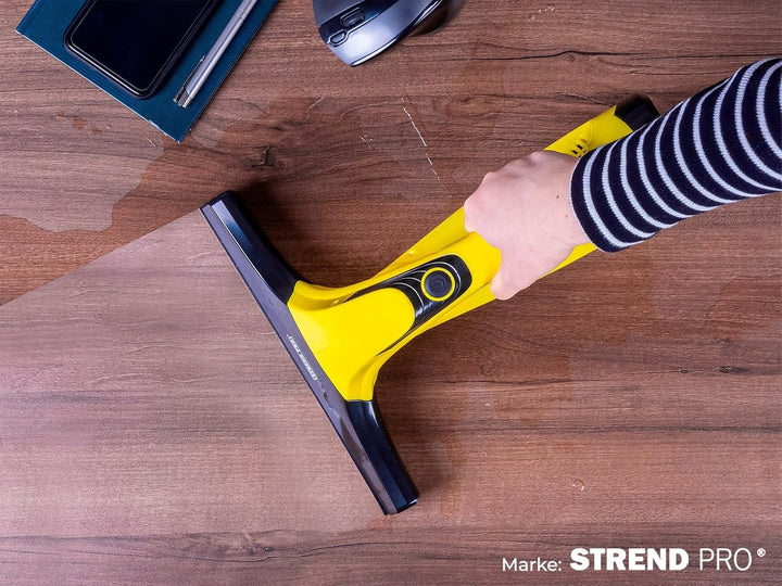 STREND PRO Akku Fenstersauger für PERFECT Fenster Putzen | Fensterreiniger Elektrisch mit Sprühflasc