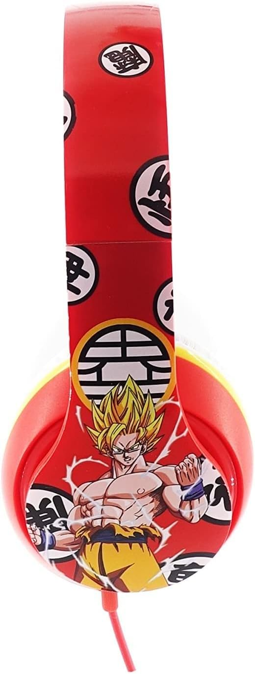 Teknofun Goku und Vegeta Kaio Kopfhörer Rot, 17cm