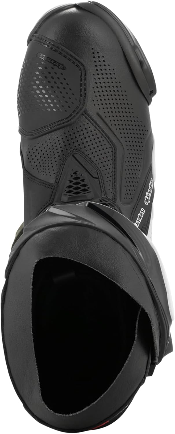 Alpinestars Herren Ridge V2Gummistiefel 46 EU Schwarz Weiss, 46 EU Schwarz Weiss