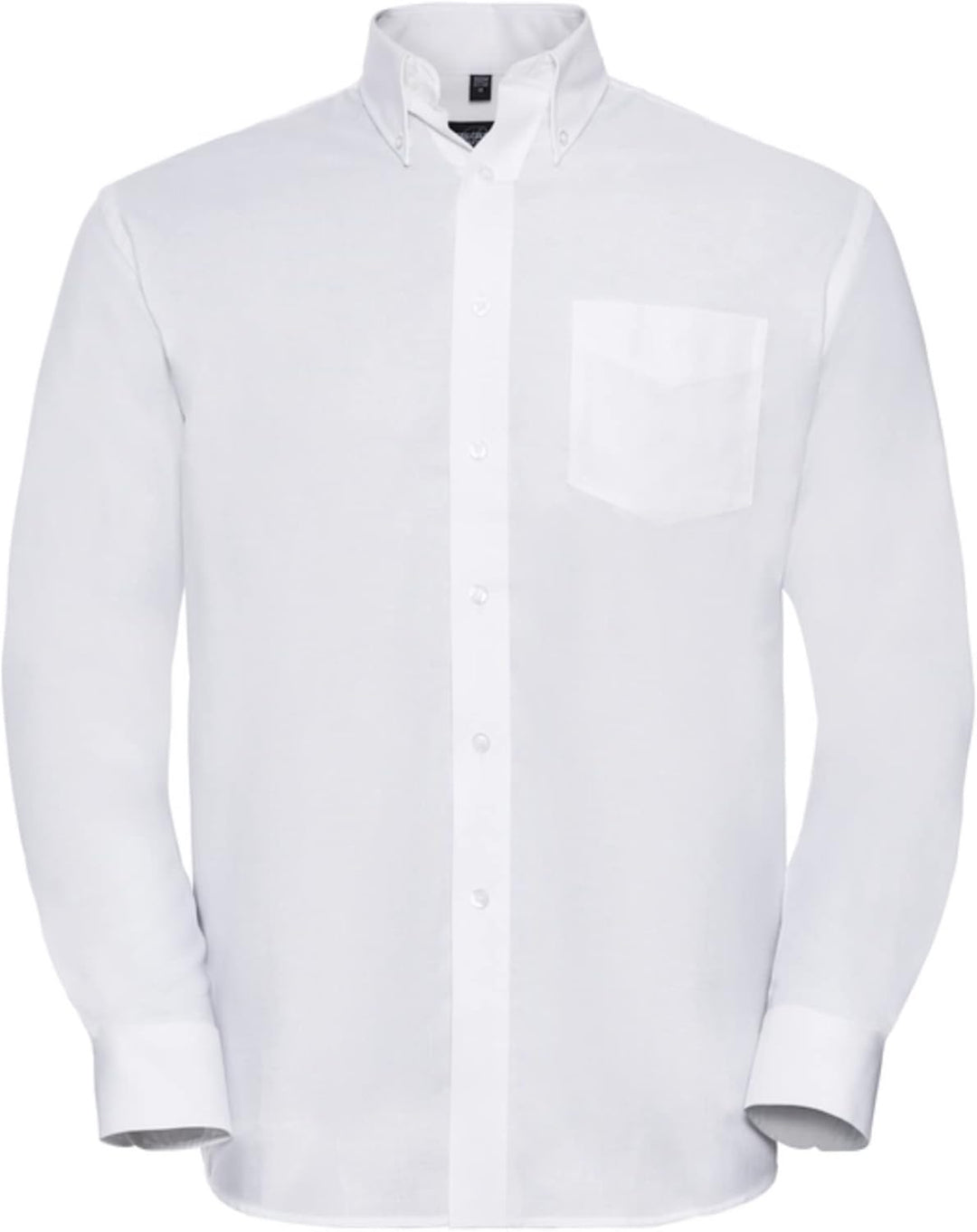 Herren Langarm Business Oxford Oberhemd mit Button-Down Kragen Easy Care Pflegeleicht Rückenpasse S