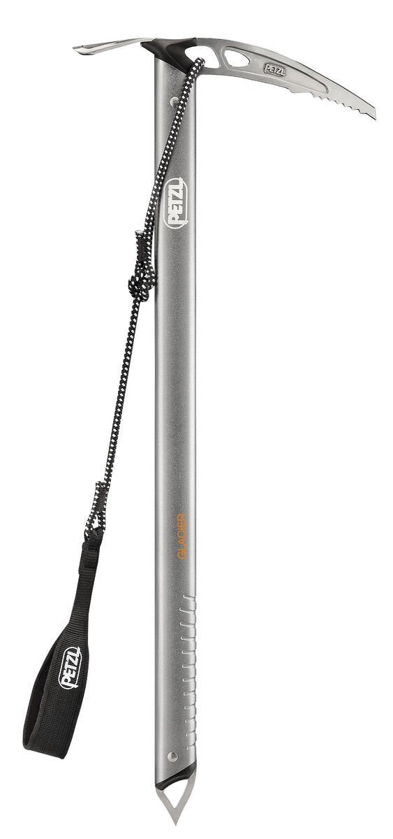 Petzl Erwachsene Eispickel Glacier 75cm Grau, 75cm Grau