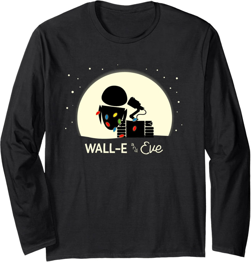 Disney and Pixar’s Wall-E and Eve Holiday Langarmshirt