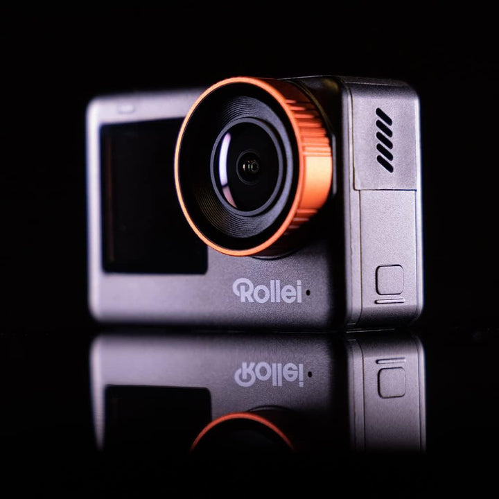 Rollei Actioncam one - Die Neue 4K Action-Cam mit 60FPS, 5 Meter Wasserdicht, ohne Gehäuse, 30 Meter
