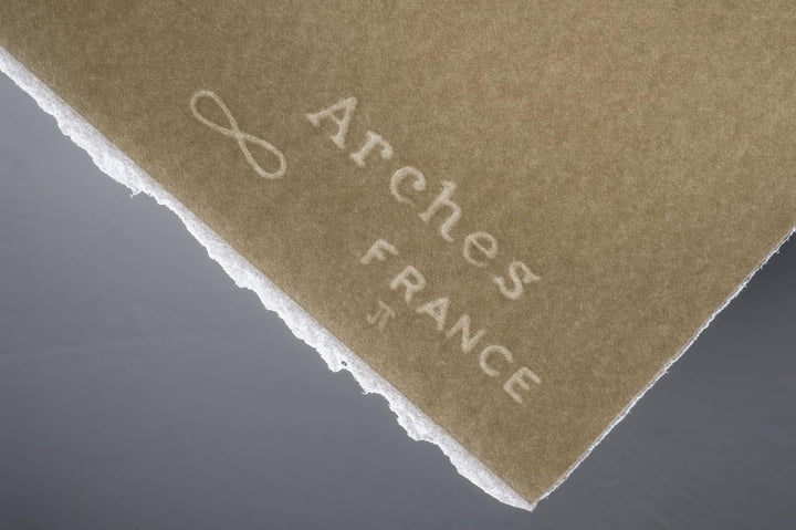 Arches 1795078 Aquarellpapier im Block (23 x 31 cm, 4-seitig geleimt, 185g/m² Grobkorn) 20 Blatt nat